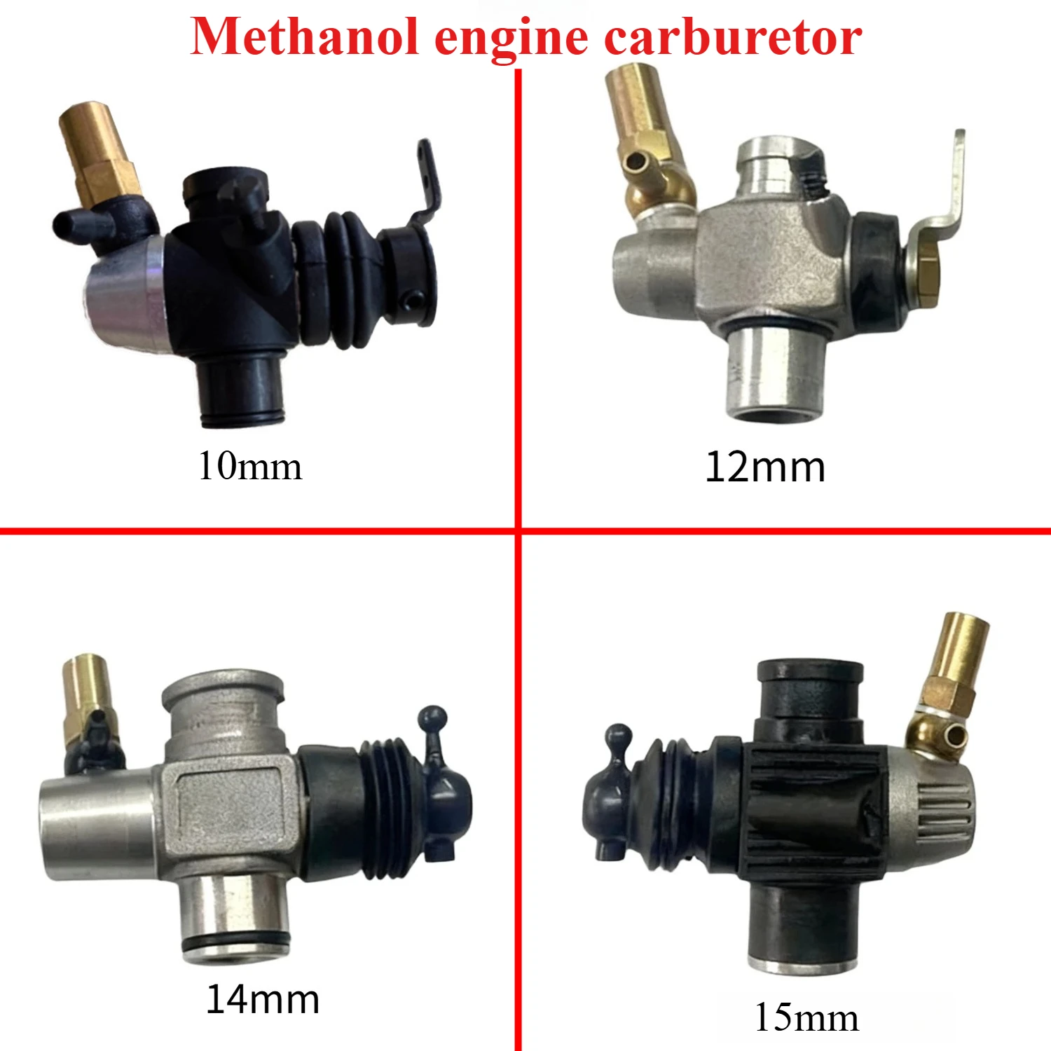 

Engine Carburetor Metal Methanol Engine Model Carburetor Injector Accessories Model Parts