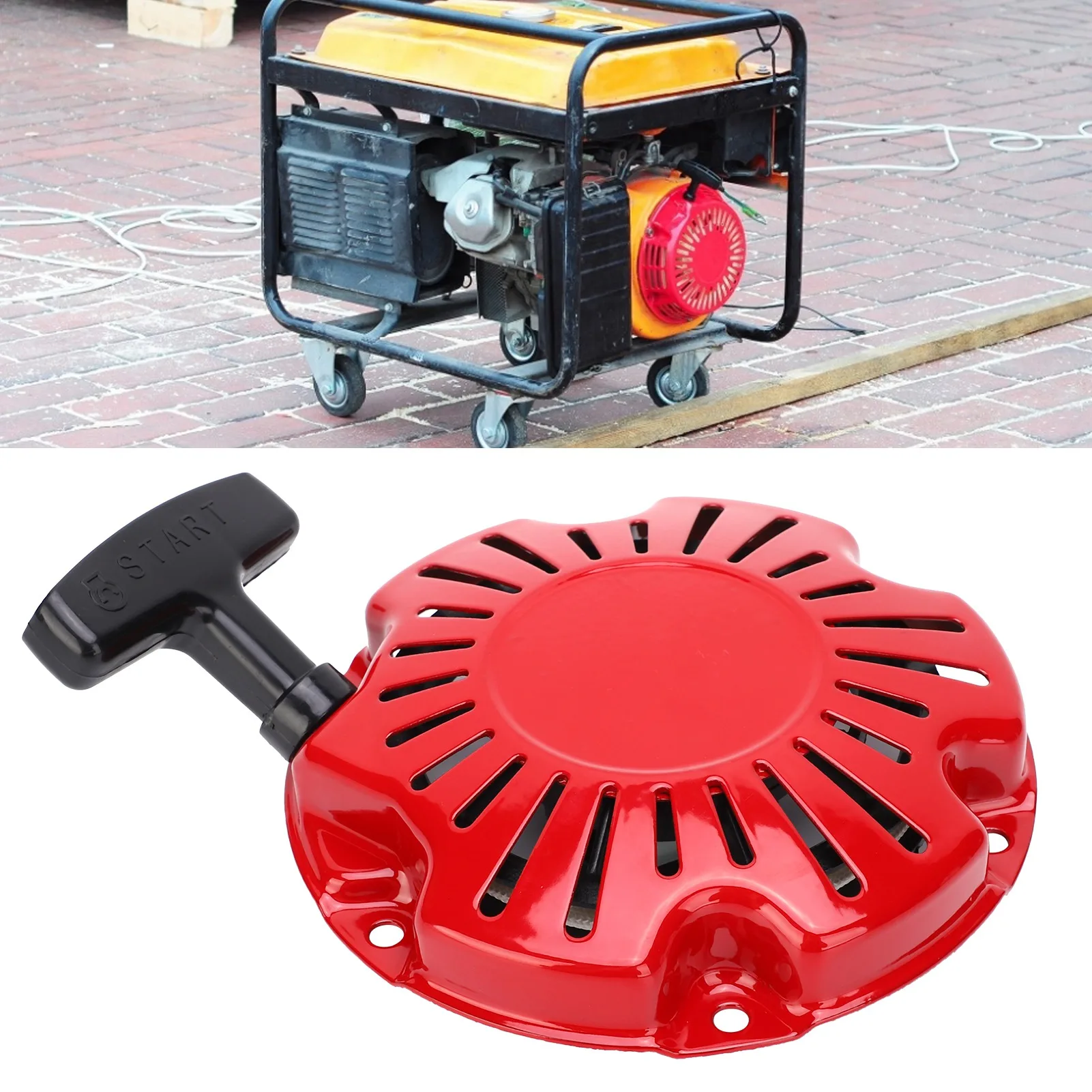 Lawn Mower Pull Starter Pull Starter GX100 Generator Parts for Mechanie Lawn Mower Trimmer Replacement Tool Trimmer Pull Starter view 3