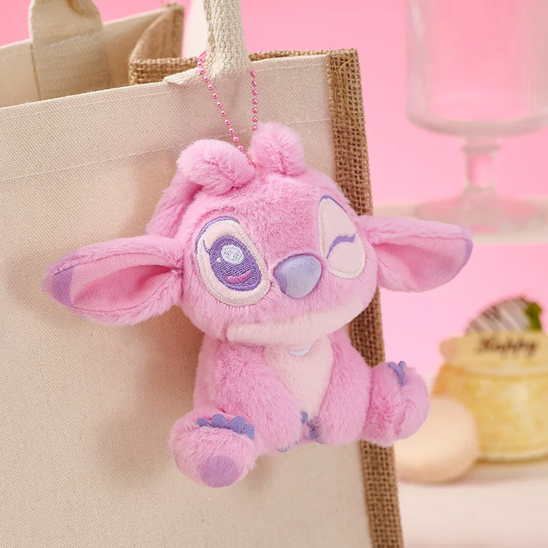 2025 Nieuwe Kawaii Stitch Cream Series Pluche Pop Cartoon Rugzak Hanger Sleutelhanger Creatief Festivalcadeau voor kinderen