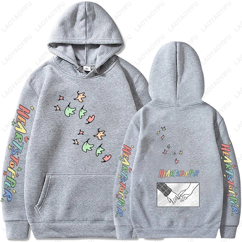 Heartstopper Hoodie Men Fashion Coat Nick and Charlie Heartstopper Hoodies Kids Hip Hop Boys Girls Coat Women Sweats Hoody