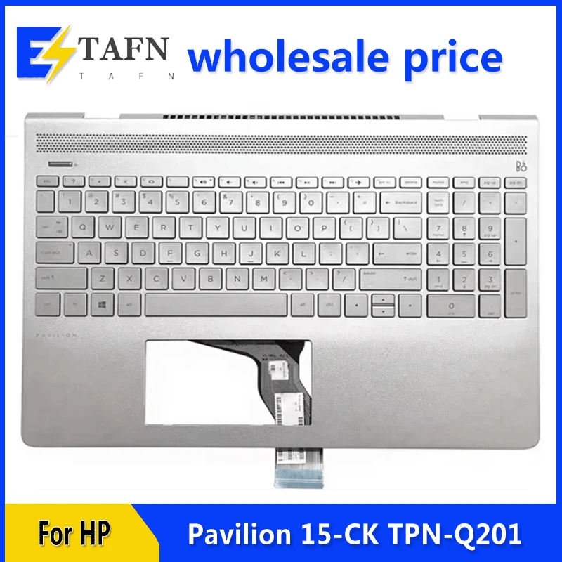 

New Original For Pavilion 15-CK TPN-Q201 Laptop Palmrest Case Keyboard US English Version Upper Cover