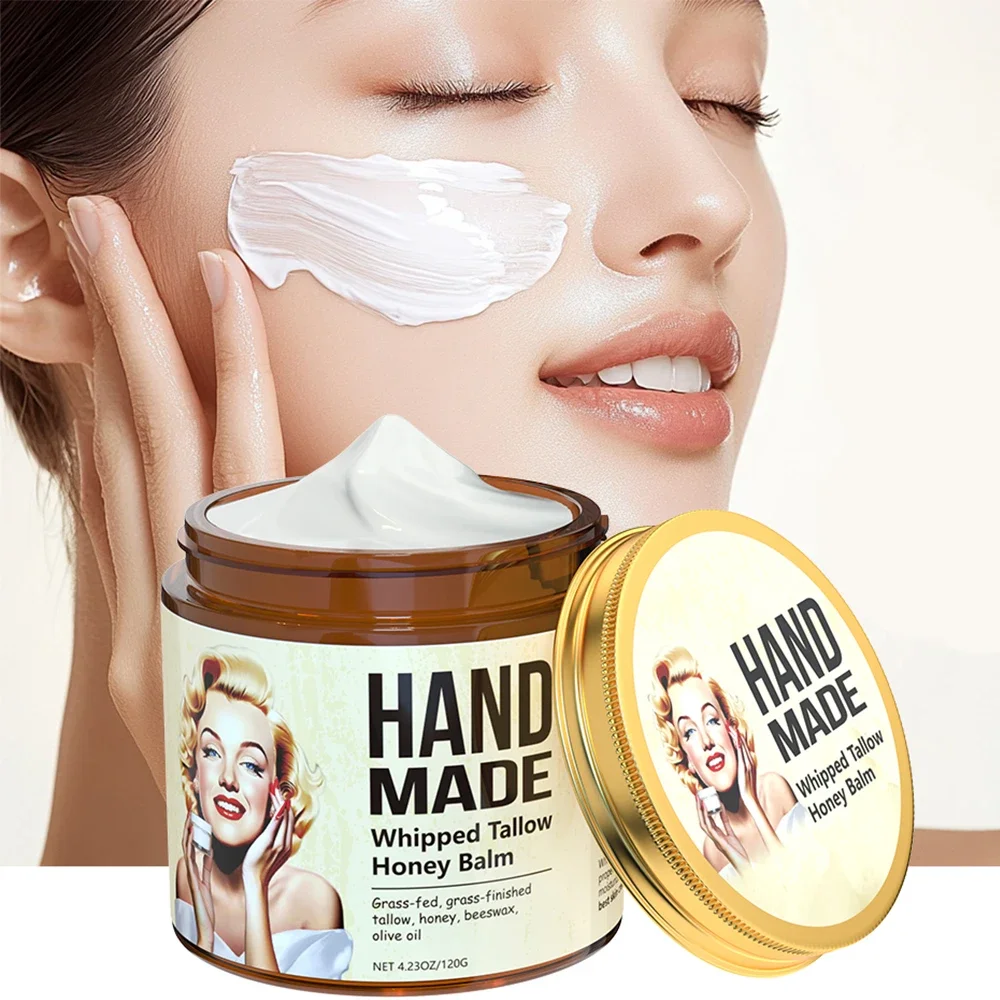 ENVISHA Handmade Skin Care Honey Whipped Tallow Face Cream Moisturizing Firming Nourishing Beauty Health