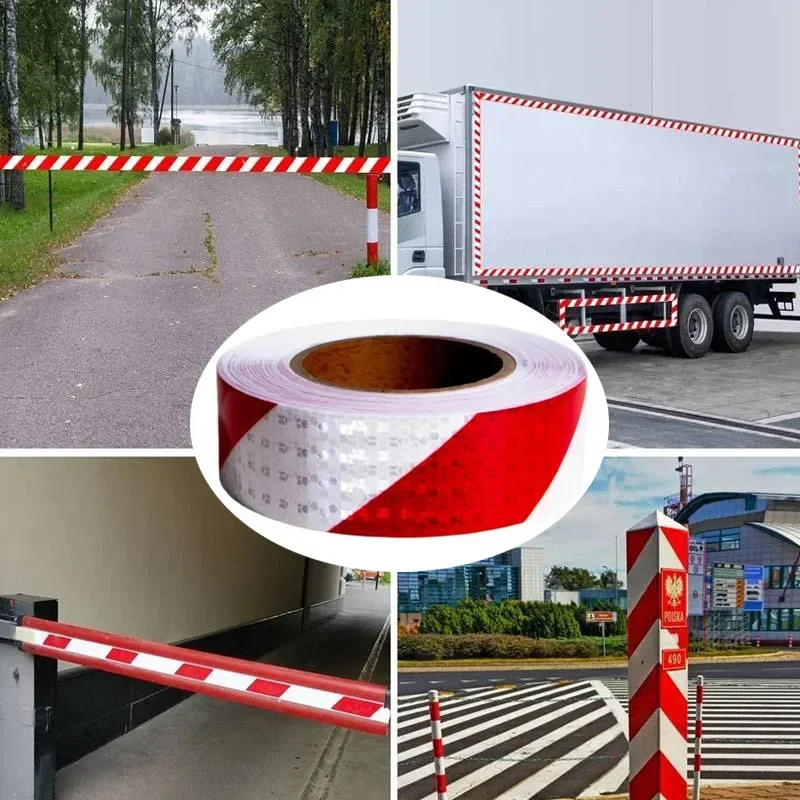 Caution Reflective Tape Car Reflective Sticker Outdoor Floor Safety Driveway Vehicles Trailers Boats Warning Tape