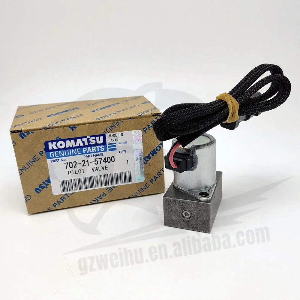 komatsu pc200-7 pilot valve hydraulic pump solenoid valve 702-21-57400 7022157400