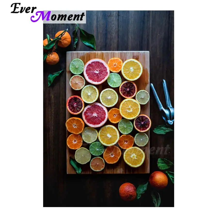 

Fruit Picture Of Rhinestone Full Square Drill Mosaic Handmade Ever Moment Diamond Painting Embroidery Decoration ASF1420
