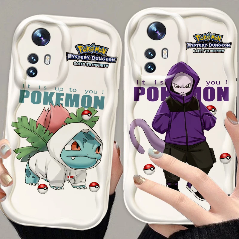 

Anime P-Pokemones P-Psyducks For Xiaomi Mi 14 12 12T 11 Lite Poco M6 X6 X5 X4 X3 M3 F4 Pro GT NFC 5G Wave Oil Funda Phone Case