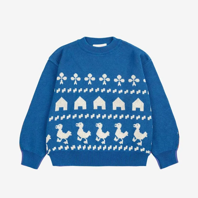 PER-SALE 2025 Autumn Winter BC Boys Girls Cute Sweaters Print Boys Pants Kids Sweaters Baby Girls Pants Kids Boutique Clothes - Image 5