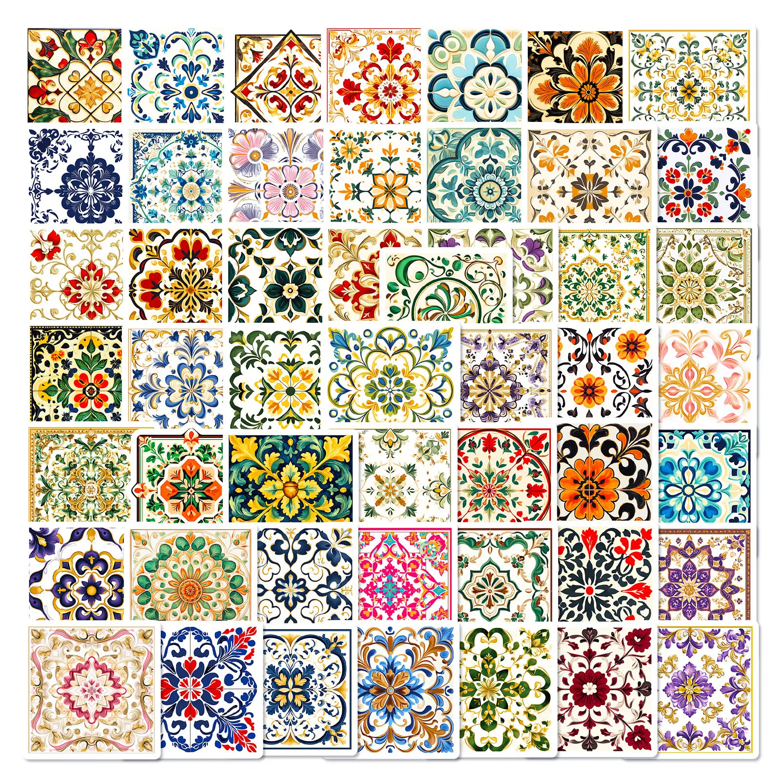 

50 шт., водостойкая наклейка с цветком дурмана, наклейки для мотоциклов «сделай сам», для автомобиля, ноутбука, чехол для телефона, багаж, бутылка с водой, чашка