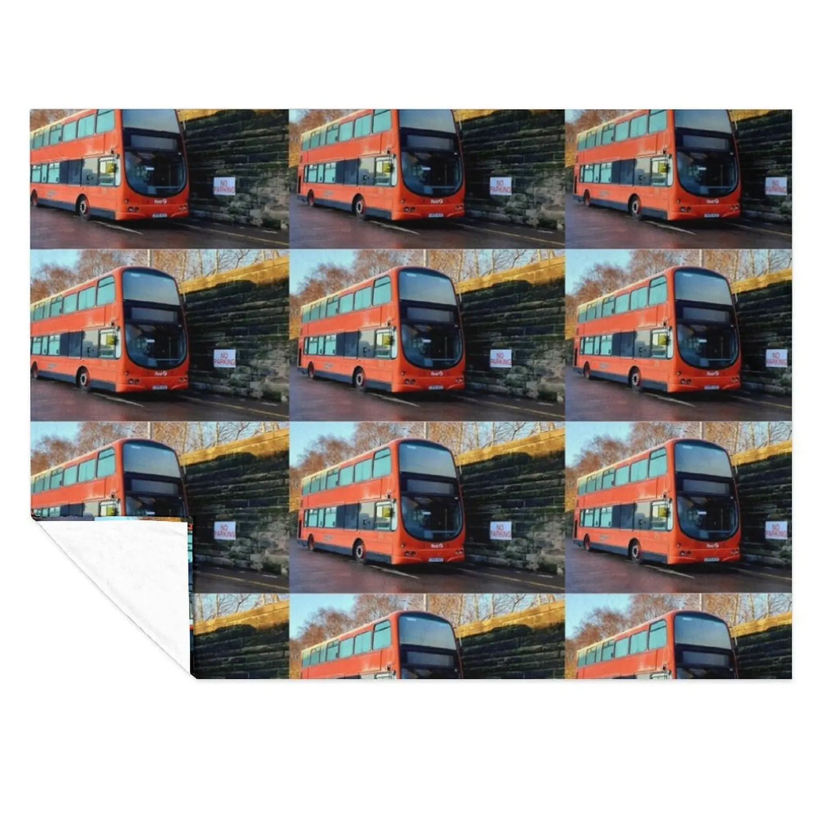 

Bus Throw Blanket valentine gift ideas warm for winter funny gift Blankets