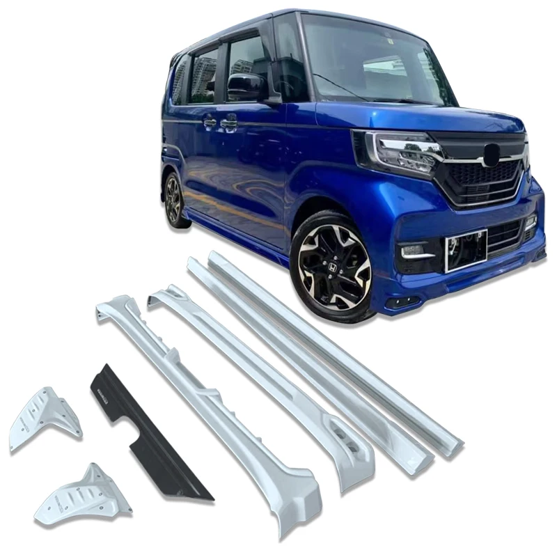 

Hot Sell Car Body Kits Front Lip Rear Lip Side Skirts for Honda N-Box Custom 2017-2021custom