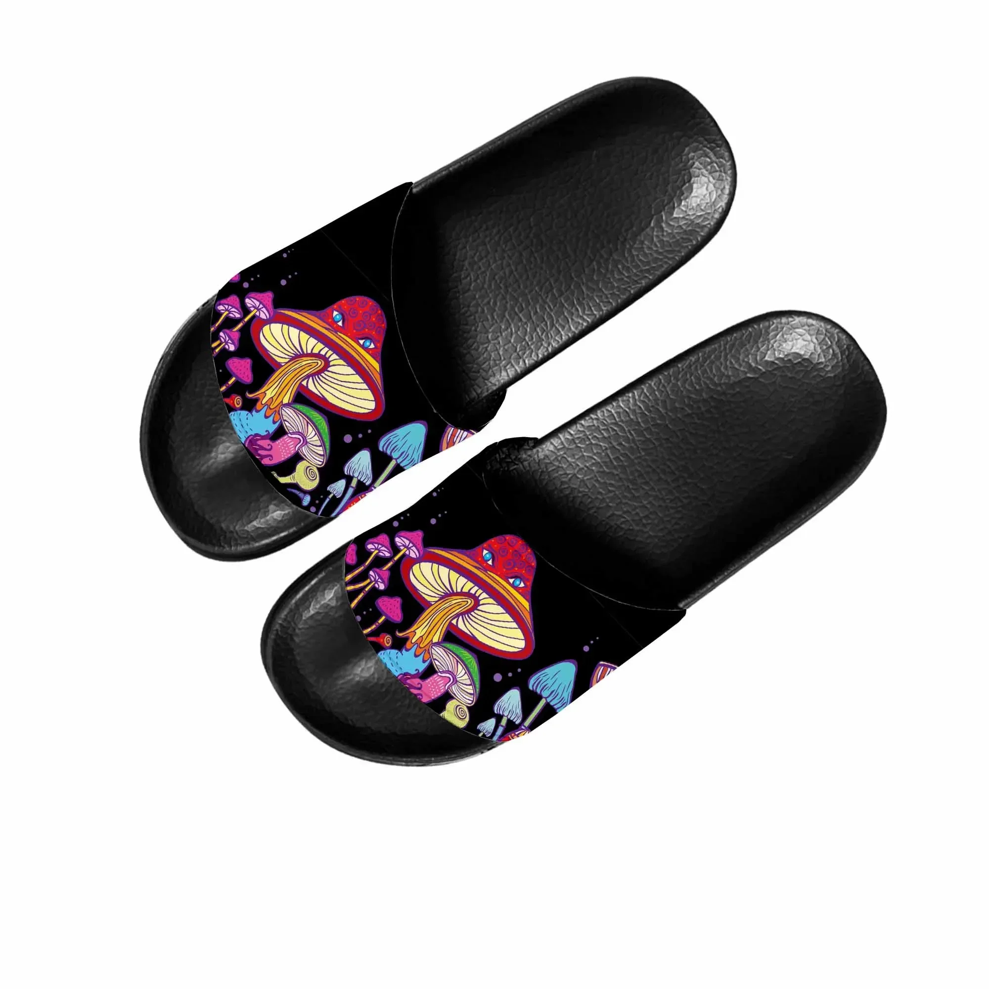 Psychedelic Mushroom Slippers Home Water Shoes Men Women Teenagers Children Italy Bathroom Beach Pool Custom Made Summer Slipper