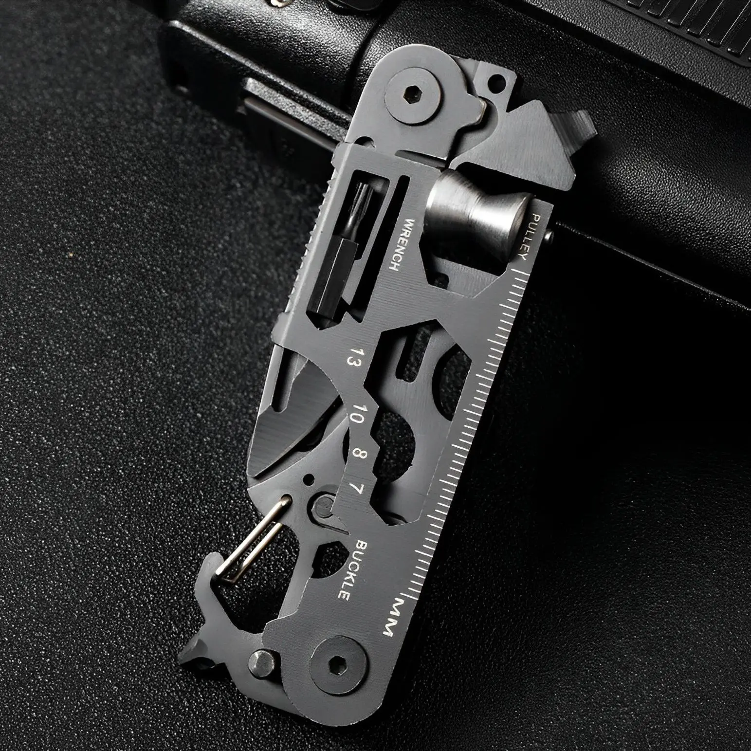 Multifunctional Outdoor Tool Combination Card Folding Tactical Scissor Army Knife Mini Bicycle Repair EDC Camping Gear Equipment