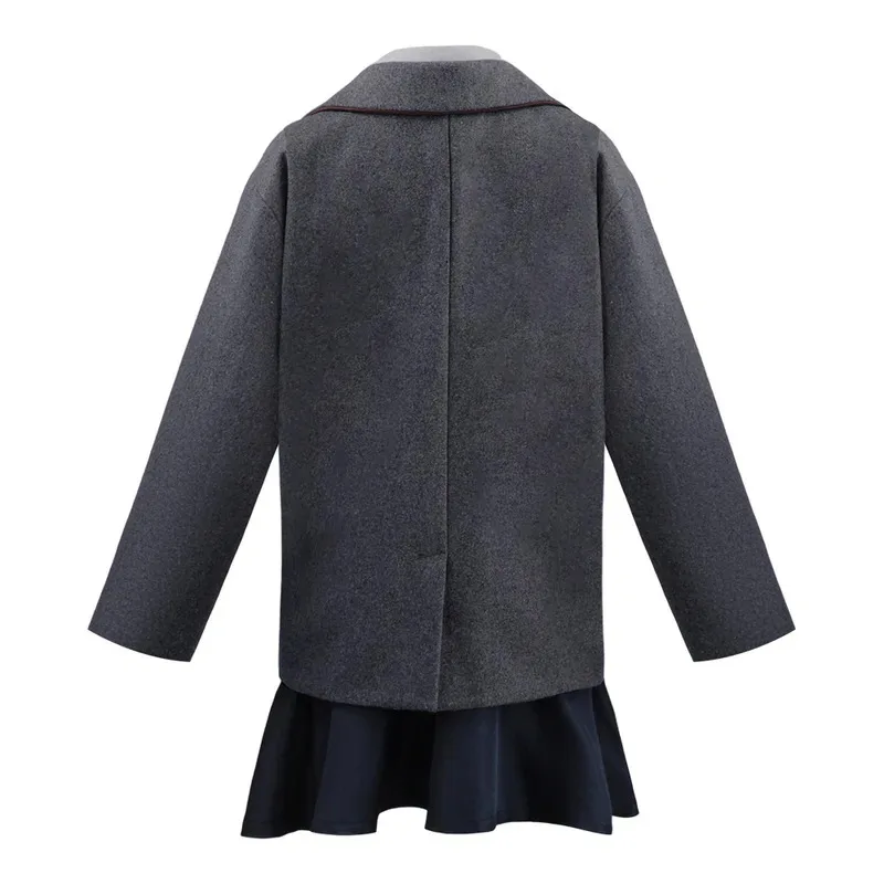 Matilda uniforme escolar gris Cos Musical Hortensia disfraz infantil juego de rol disfraces Cosplay x, 5;d'2.y;8'