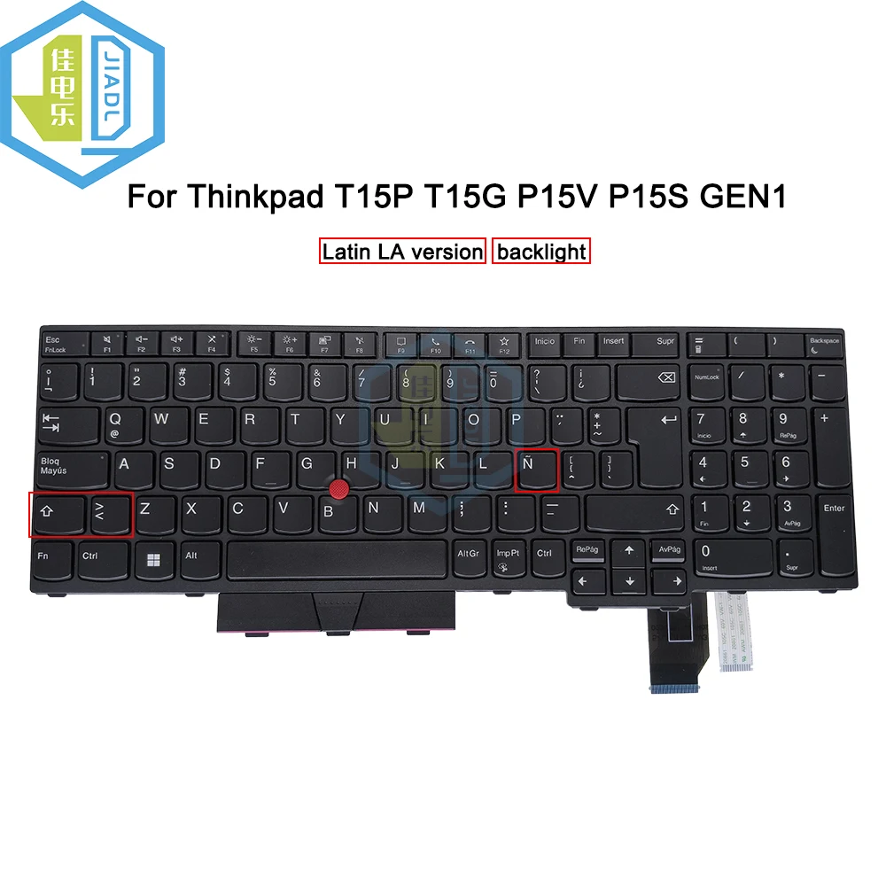 teclado quadro retroiluminado para lenovo thinkpad t15p gen1 p15v gen1 t15g p15s gen1 5n20x22976 5n20x22940 5n20x22904 01