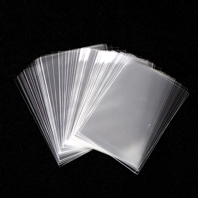 100Pcs 9*6cm Card Sleeve Cards Protector Magic Killers Of Three Kingdom Football Star Card Transparent Board Games_NEW
