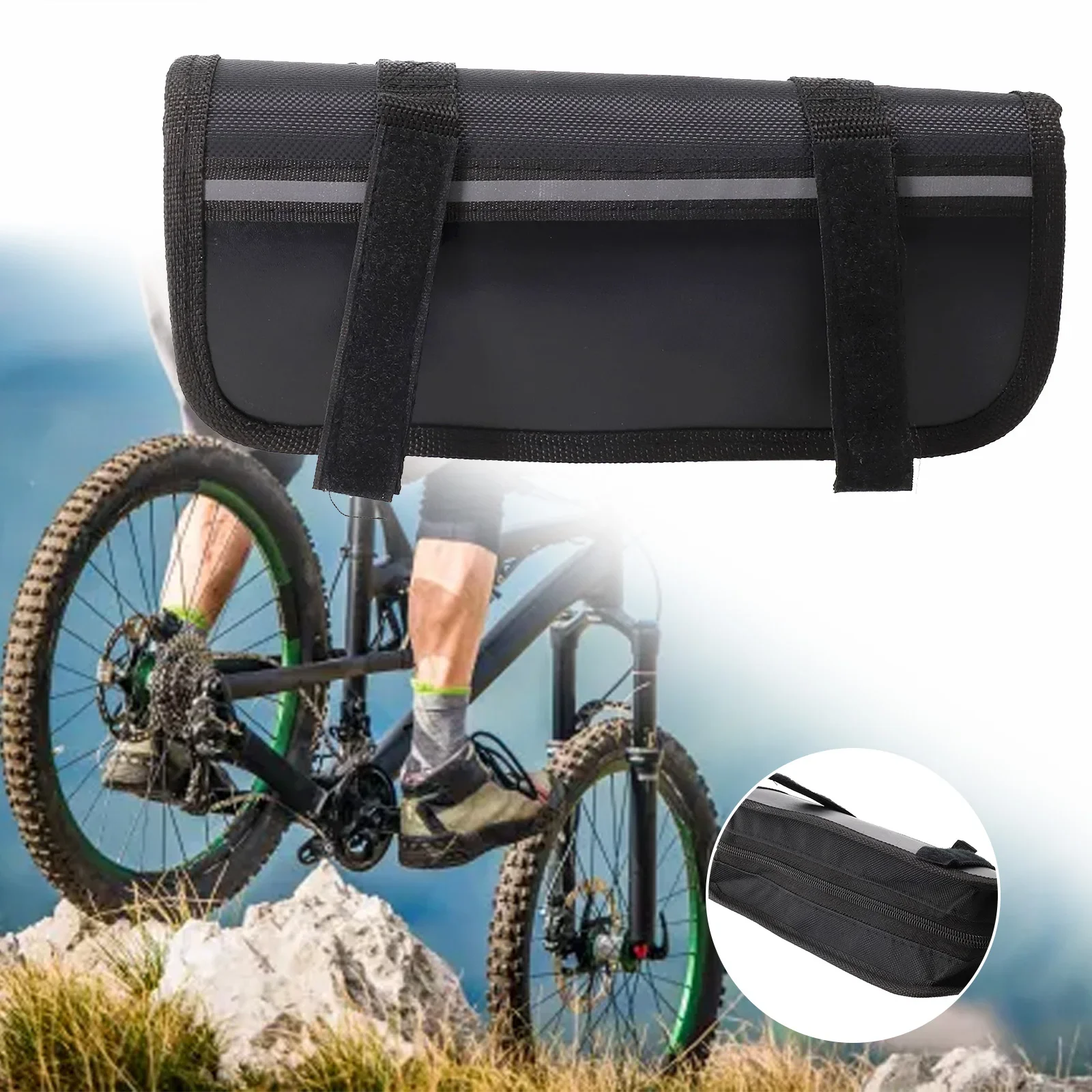 

Road Bicycle Carrying Bags Repair Tool Bag 22x10cm Bicycle Repair Tool Bike Accessories Outdoor Cycling Band New