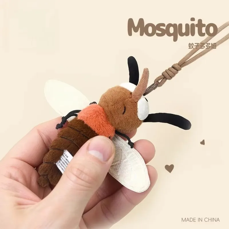 Kreatywne pluszowe zabawki w kształcie komarów, śmieszne figurki komarów, zawieszki do torebek, breloczki, dekoracje, prezenty urodzinowe dla dzieci.