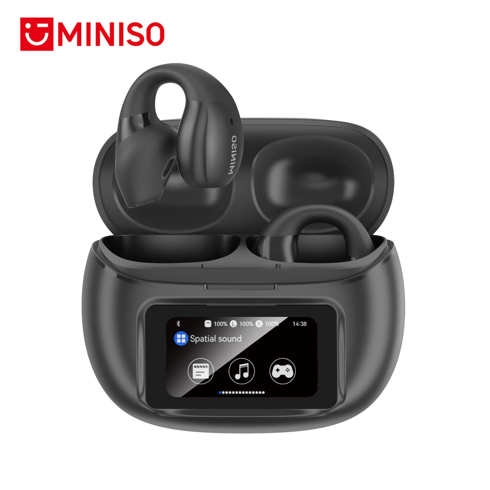 MINISO X29  OWS  Bluetooth 5.4 Earphones Wireless Headphones with Mic Button Control Noise Reduction Earhooks Waterproof Headset