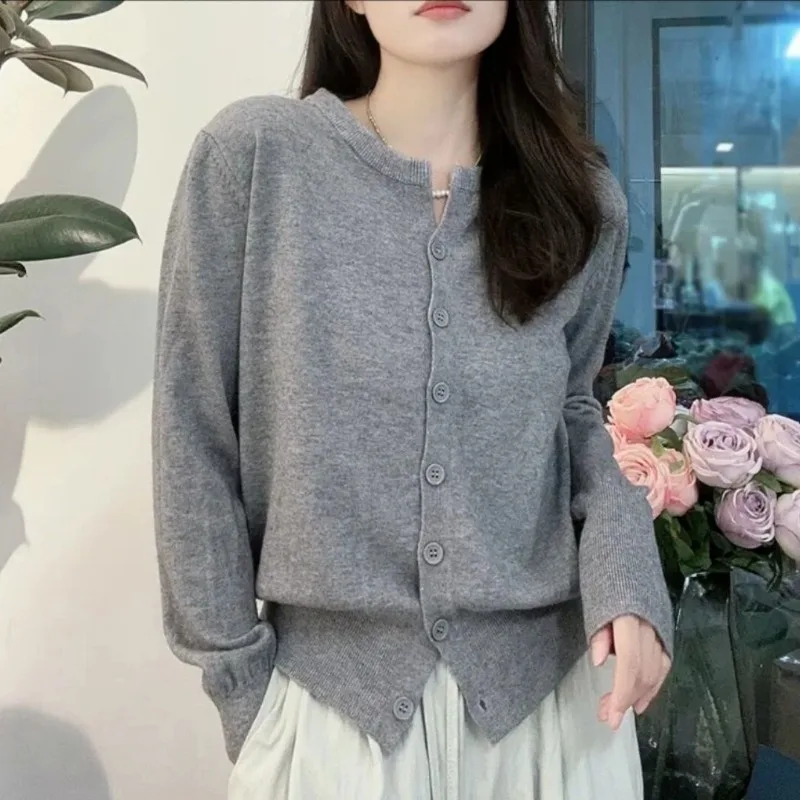 Premium Malade Style Soft Knit Cardigan Korean Loose Fit Sweater Top Women Casual Cover Up