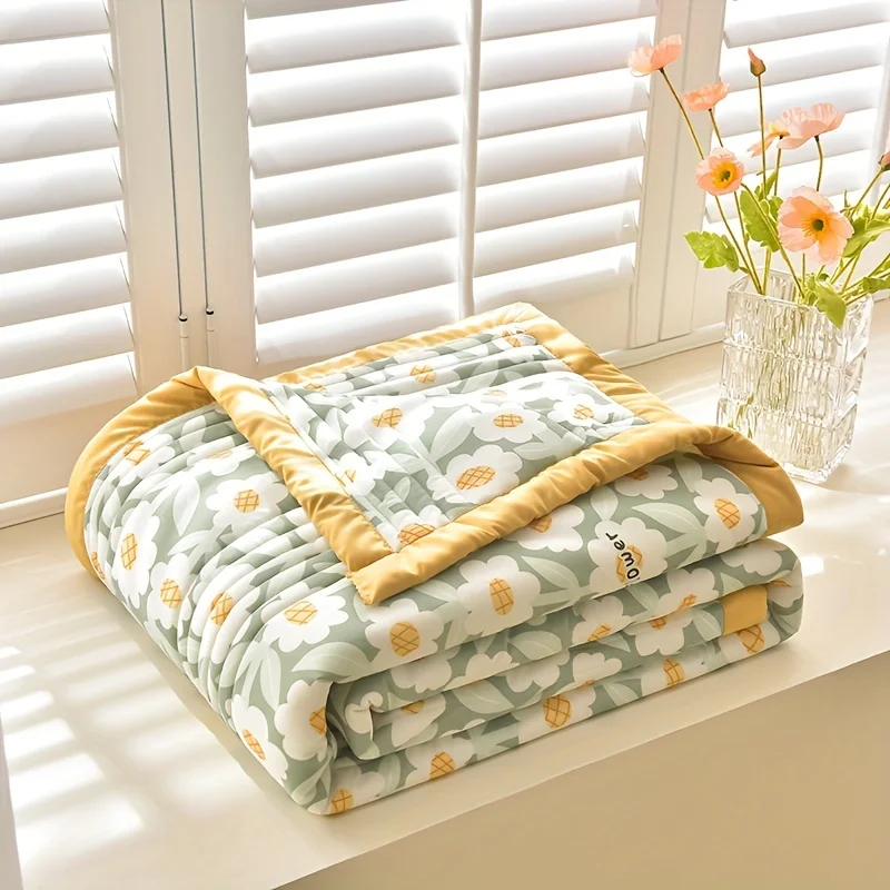 Cooling Duvet Suitable Hot Sleepers Air Cooling Bedspread Lightweight Summer Comforter Breathable Cover Adults Machine Washable