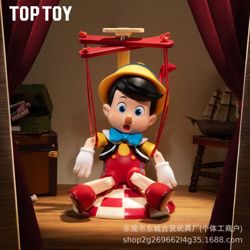 

TOP TOY Authentic New Disney Pinocchio Growth Diary Series Blind Box Figure Desktop Ornament Birthday Gift For Anime Lovers Kids