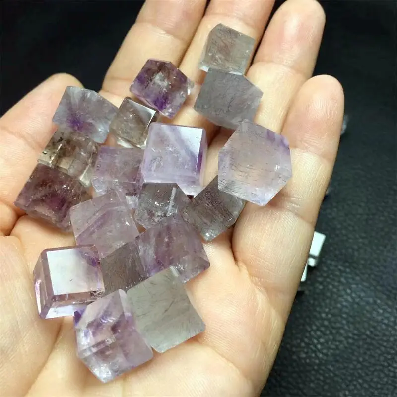 Natural Super Seven Cube Crystal Beads For Jewelry Making Decorative DIY Beads Material Crystal Cube Clear Beads 1pcs