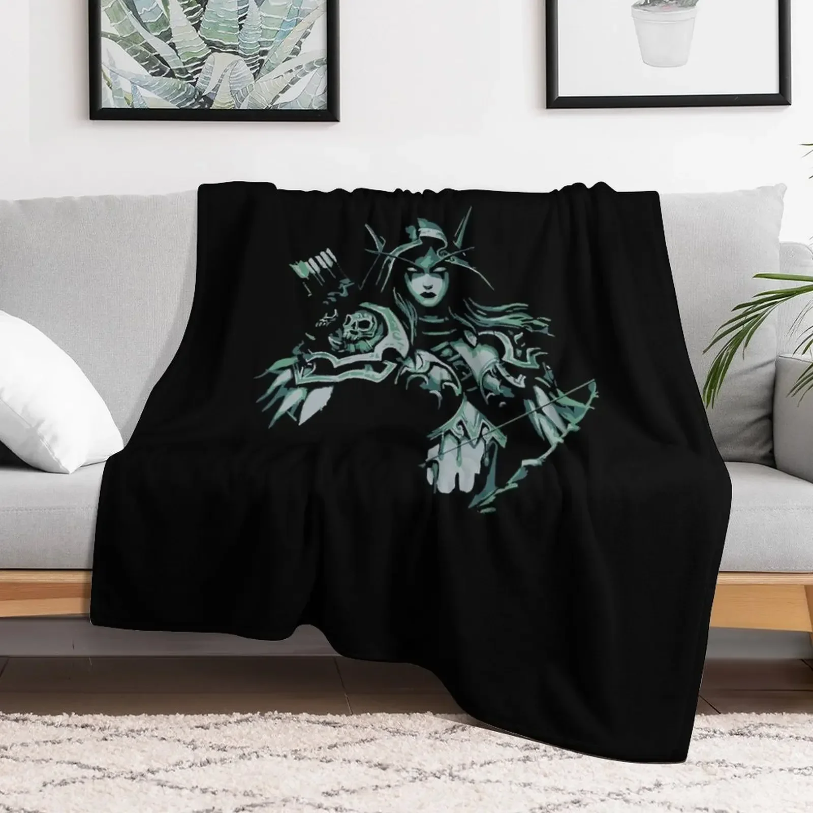 Sylvanas Windrunner Throw Blanket Giant Sofa Flannels Blankets