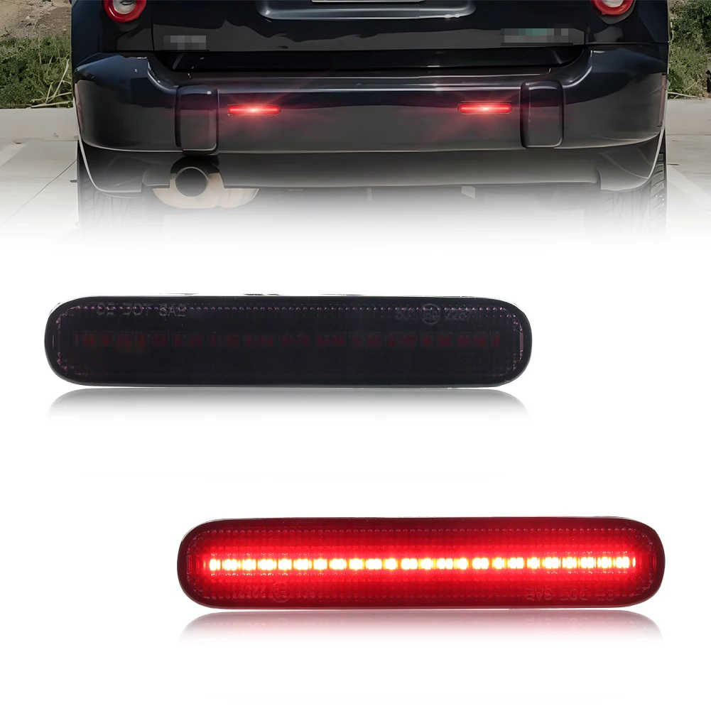 

2 шт. задний бампер стоп-сигнал задний фонарь отражатель света DRL с красным светодиодом для 2006 2007 2008 2009 2010 2011 Chevrolet HHR