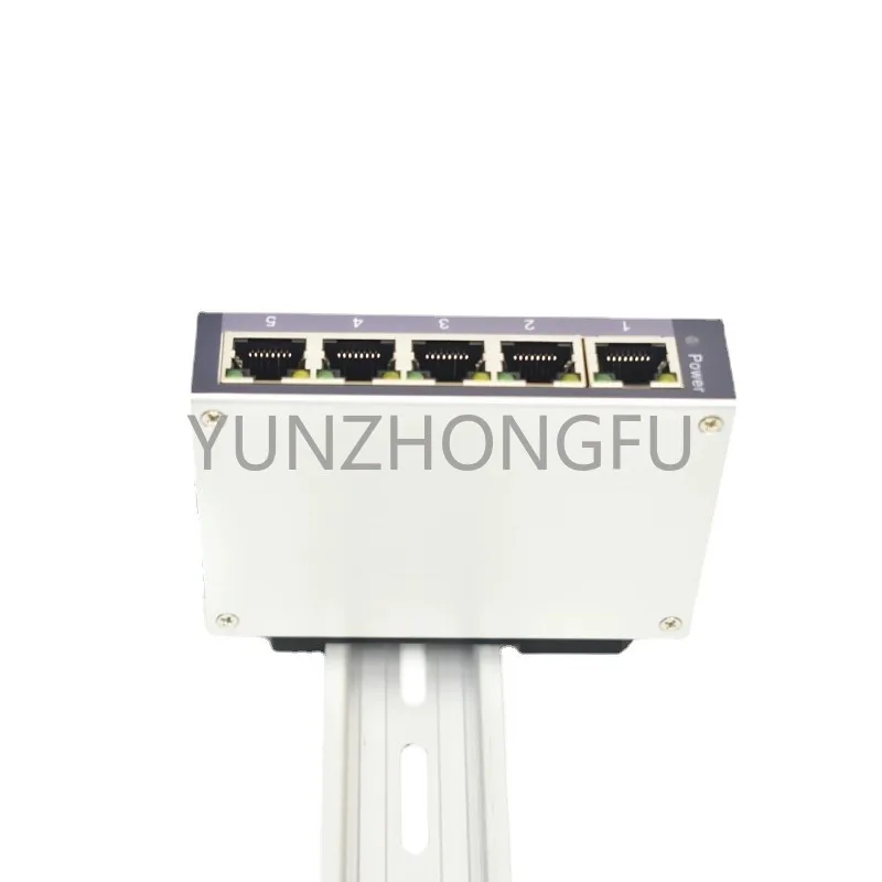 5-port 8-port 100Mbps industrial switch rail C45 lightning protection, high and low temperature resistance, non management type