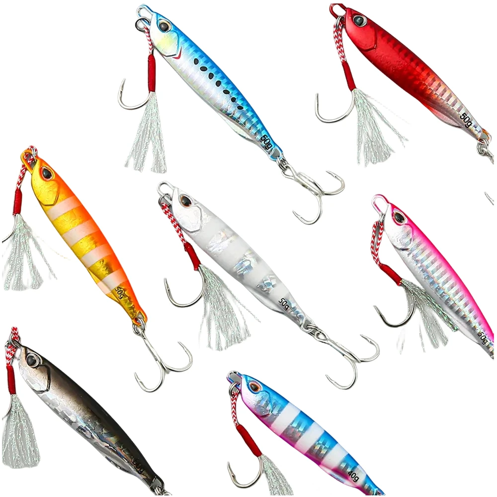 Japen Metal Cast Jig Spoon 10/15/20/30/40/50g Shore Casting Jigging Fish Sea Bass Fishing Lure Artificial Bait Tackle