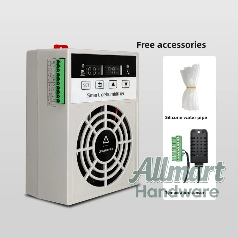 Intelligent dehumidifier for distribution cabinet, small semiconductor condensing dehumidification device