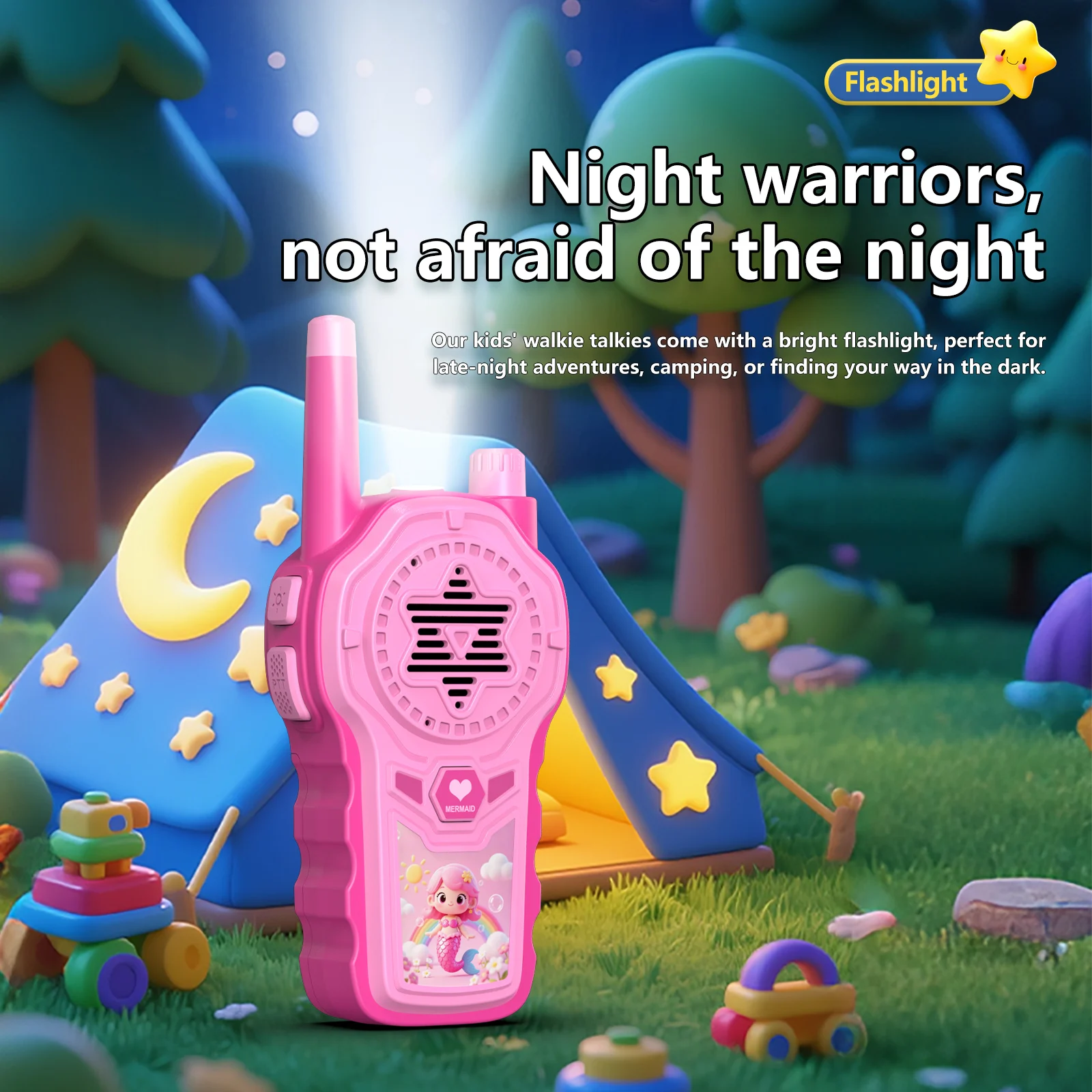 Cartoon walkietalkie speelgoed geschikt voor 3-12 jaar oud, walkietalkie afstandsbediening bidirectioneel kerstverjaardagscadeau kinderen