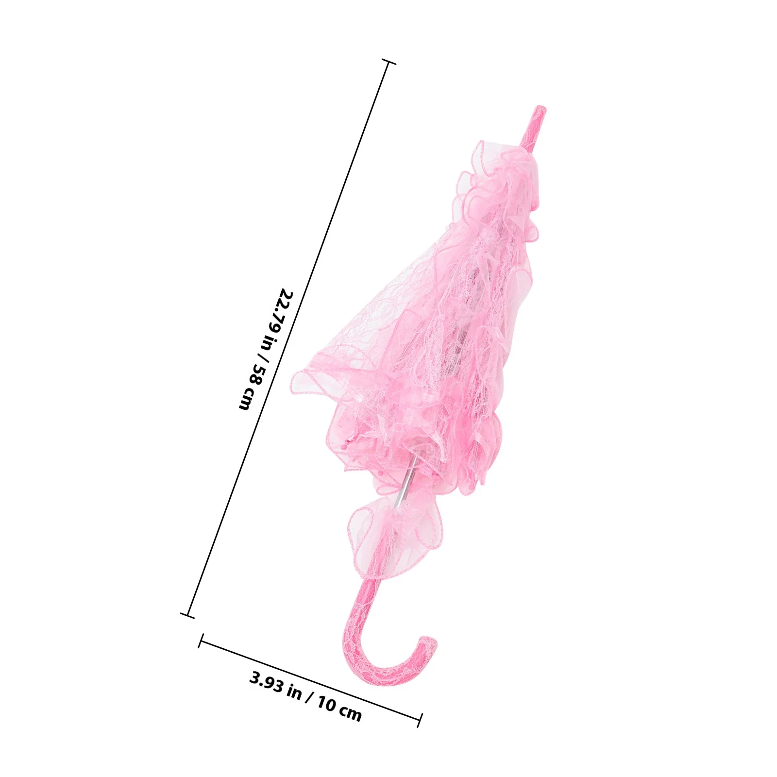 웨딩 우산 작은 핑크 수제 레이스 면 파라솔 신부 샤워 티 파티 사진 촬영 장식 빈티지 자수