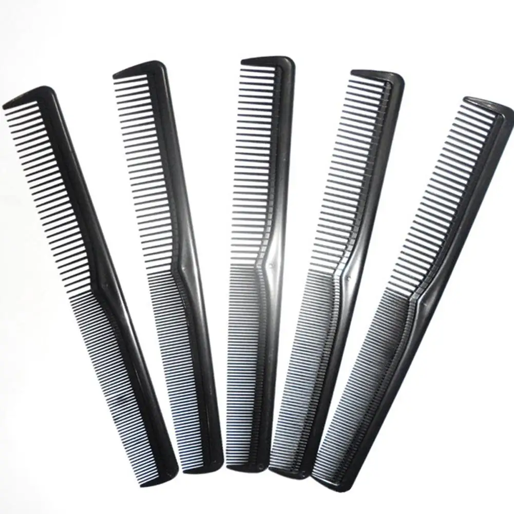 Fine Cutting Wide Tooth Hair Barber Carbon Fiber Salon Hairdressing Comb Heat Resistant Styling Grooming Comb