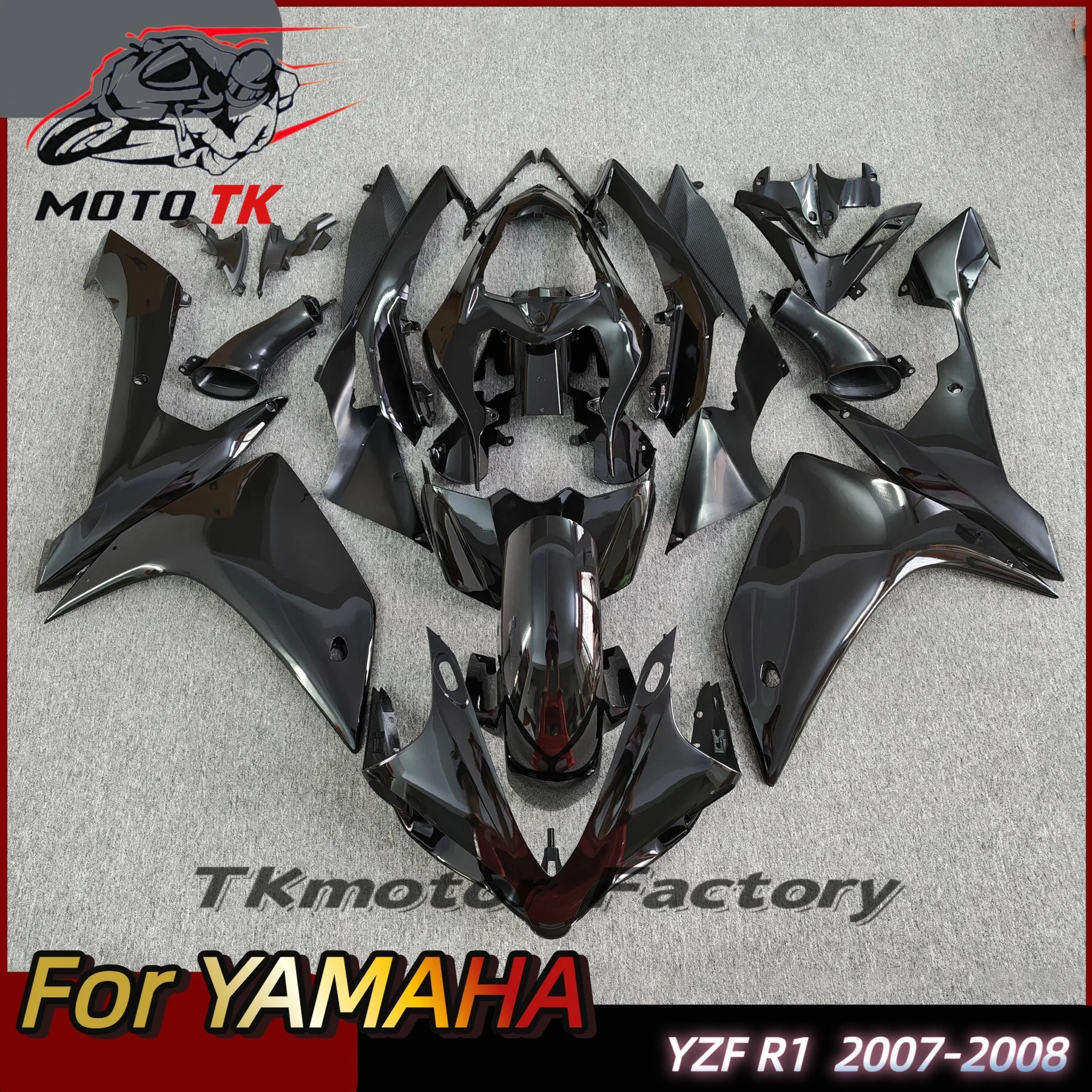 

High Quality Abs Injection Motorcycle Fairing Kit For YAMAHA Yzf R1 2007-2008 Bodywork Set New Black White Blue