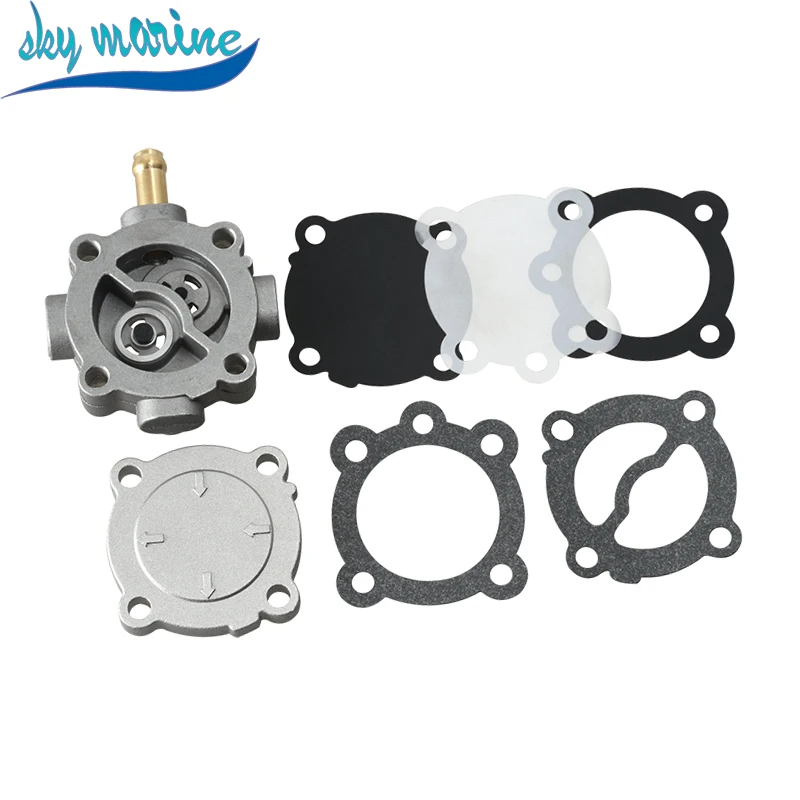 

15100-93912 15100-93911 Fuel Pump Set for Suzuki Outboard Motor 2 Stroke 9.9HP 15HP DT9 DT15 15100-93900 15100-93901 Boat Engine