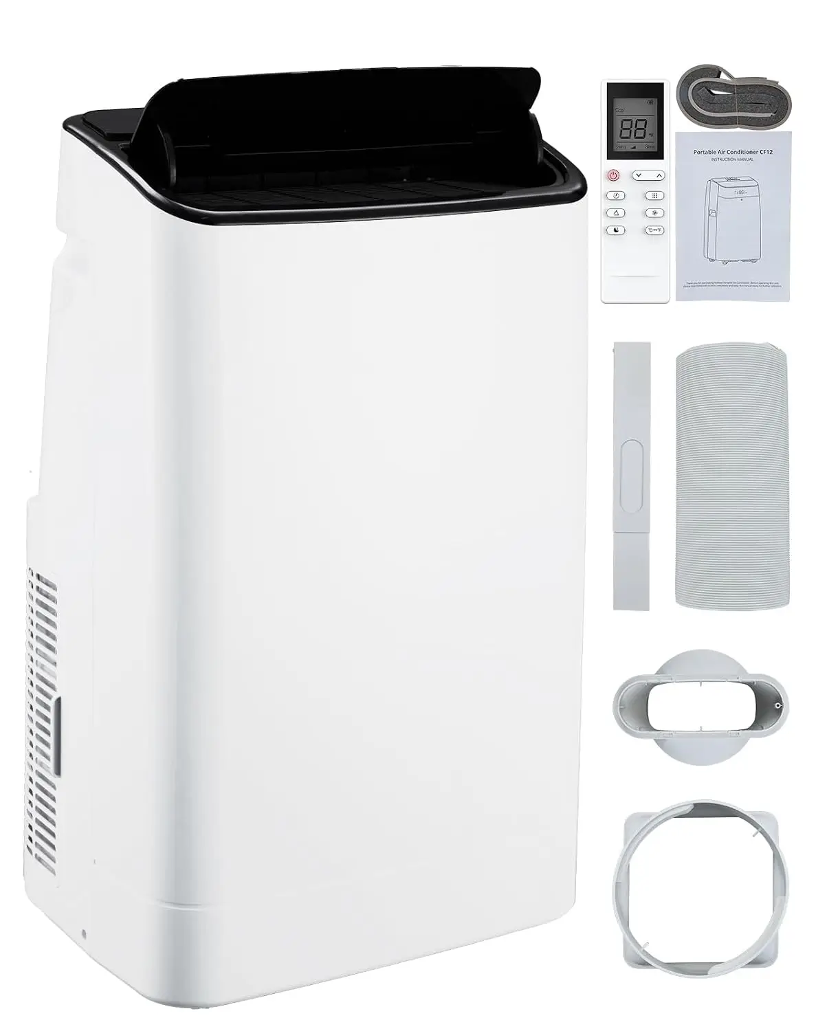 14000 BTU 3-in-1 Portable AC, Energy Efficient, Cools 700 Sq.Ft with Remote Control, Custom