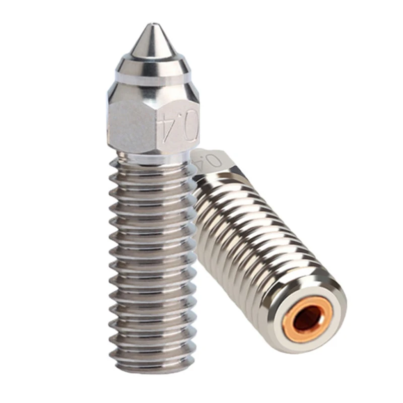 

Хромированная циркониевая медная насадка с тремя отверстиями для аксессуаров для 3D-принтеров Creality K1