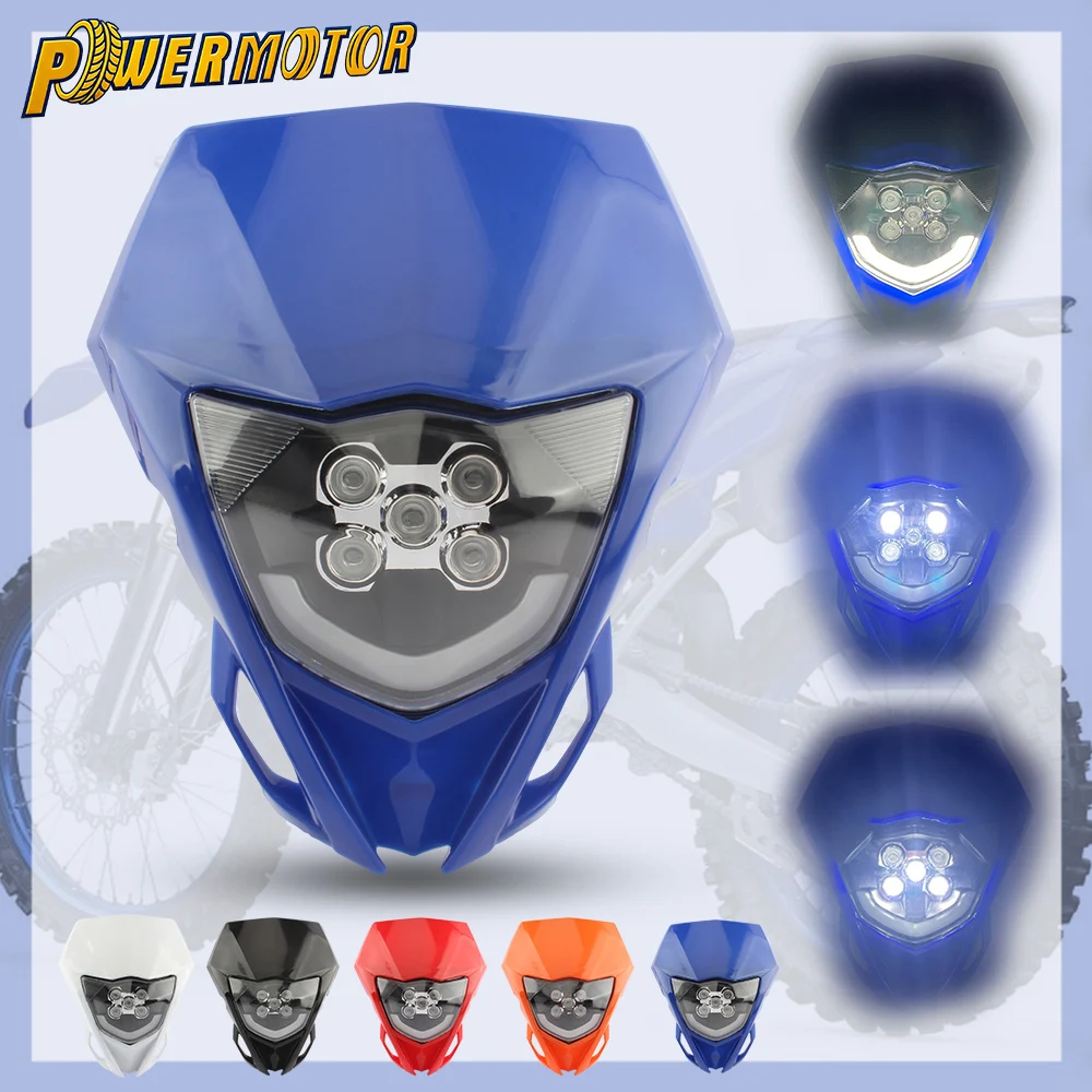 

Enduro Motorcycle Headlight For Yamaha WR250F WR450F YZ250F YZ450F WR YZ 250F 450F Dirt Bike Motocross LED Headlamp Accessories