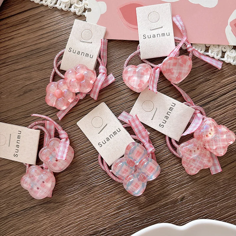 2 Pcs Cute Pink Car… - image