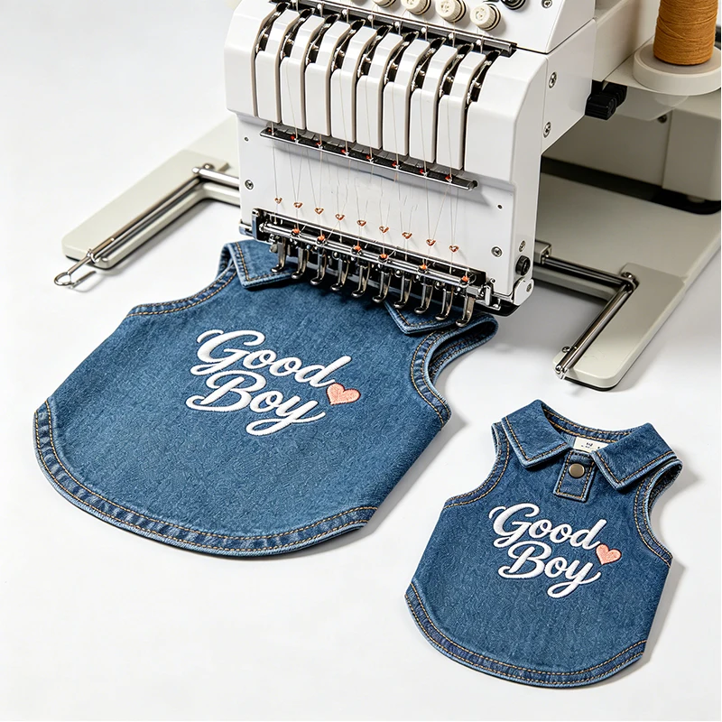 Smart Industrial Embroidery Machine Automatic Multi Head System for Logo Hat Shirt Custom Clothing Business Factory Use