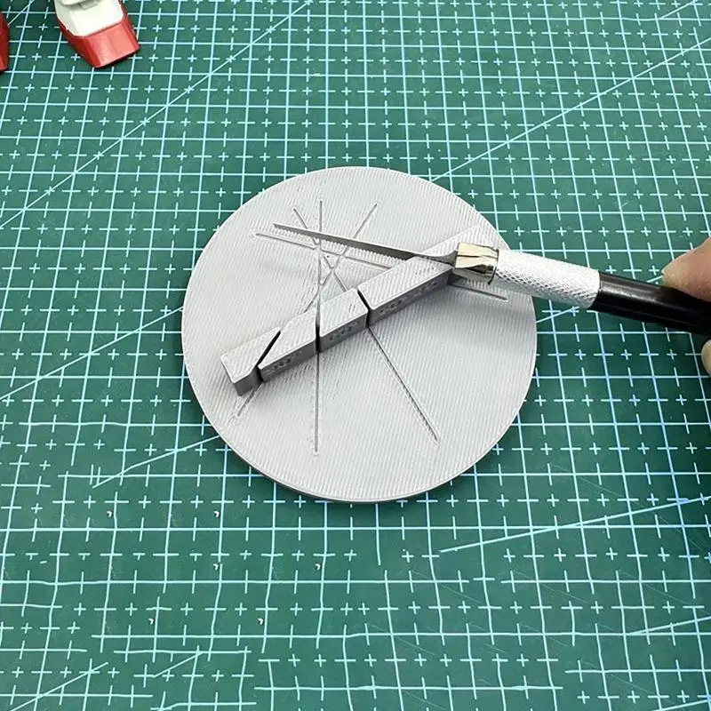 อุปกรณ์ช่วยตัดหลายมุม 30 ° /45 ° /60 ° /90 °   ชุดเครื่องมือตัดมุมสำหรับงานโมเดล ไดโอรามา งานอดิเรก งานประดิษฐ์