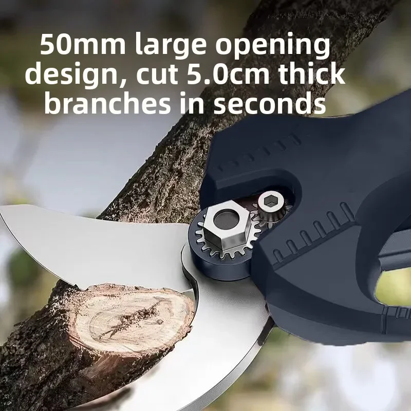 Durable Electric Pruning Shears Branch Pruning, Wireless Fruit Tree Shears, Lithium Battery Rechargeable Garden Thick Branch She