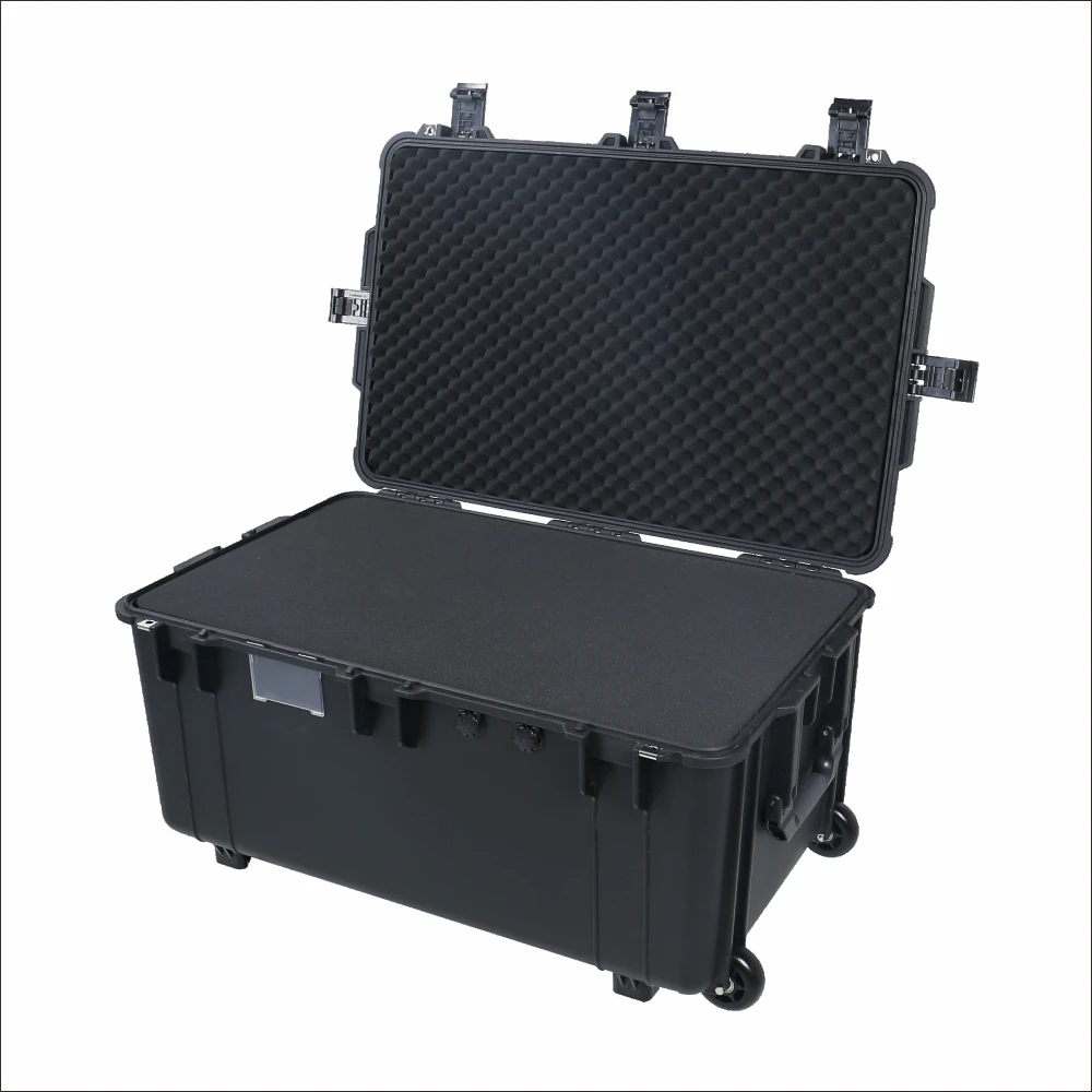 pp plastic safety equipment tool case caso con espuma Koffer mit Schaumstoff case with foam