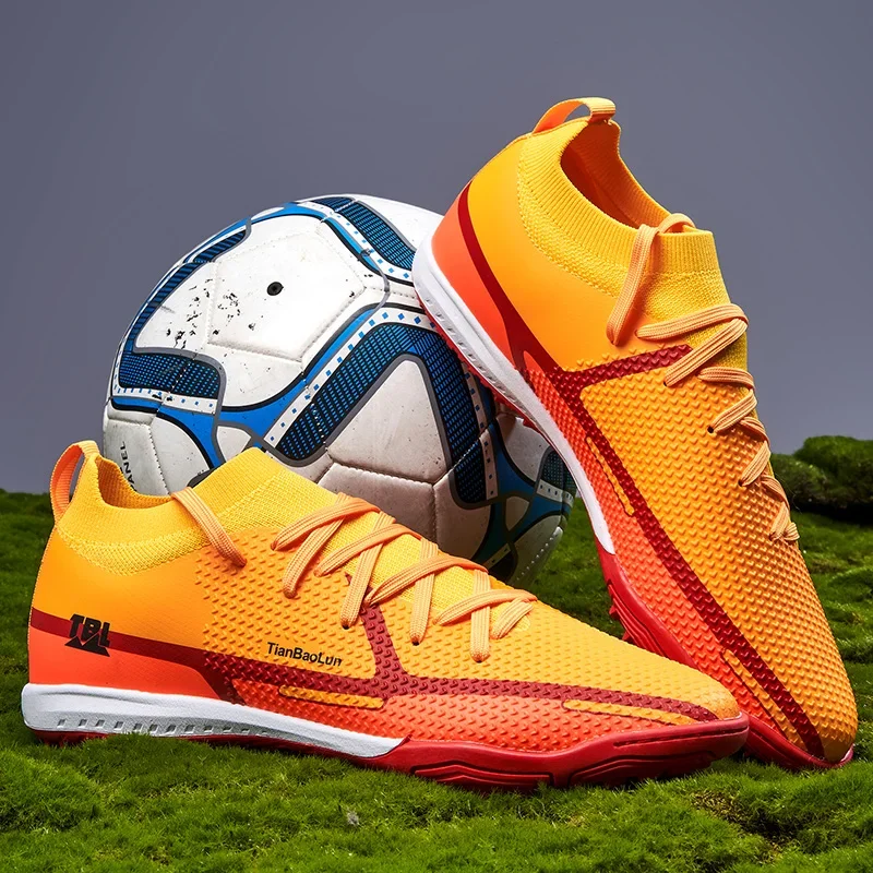 

Quality Football Boots Cleats Mbappé Durable Light Comfortable Soccer Shoes Outdoor Genuine Futsal Studded Sneakers Wholesale