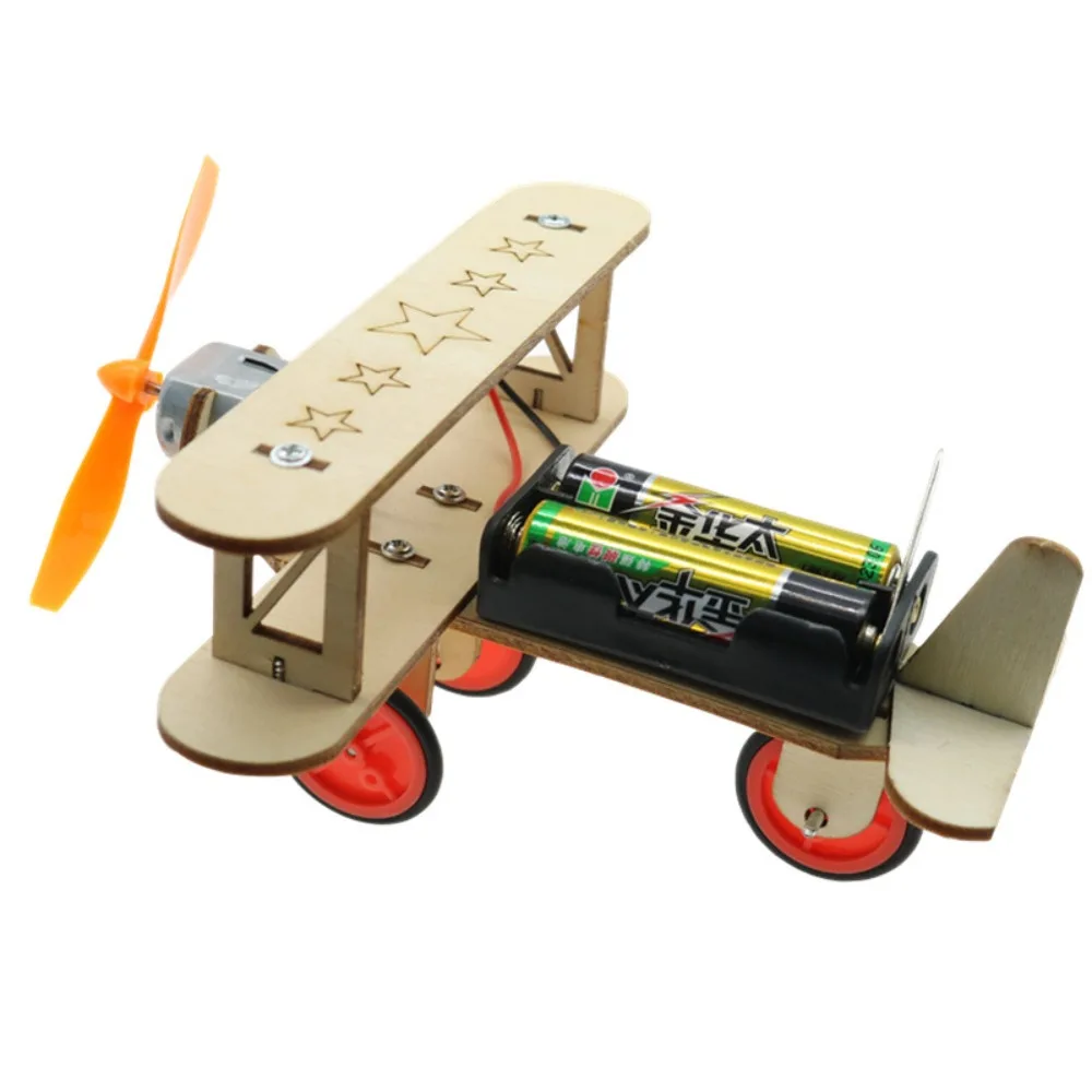 Criativo 3d modo de avião diy quebra-cabeças educativos helicóptero projetos escolares de madeira montagem modelo kits crianças