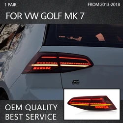 Luces traseras LED para Volkswagen, montaje de lámparas traseras, señal de giro secuencial para VW Golf 7 MK7 Golf7.5 TSI STI 2013-2019