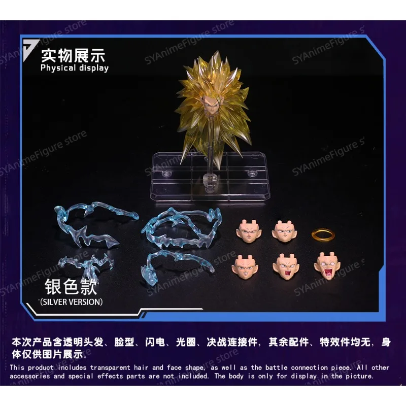 New Product SOUL RACING WORHSHOP SSJ3 Dragon Fist Goku Head Sculpture Accessory Pack Action Figure Toy Gift Pre-sale(Q3 2026)