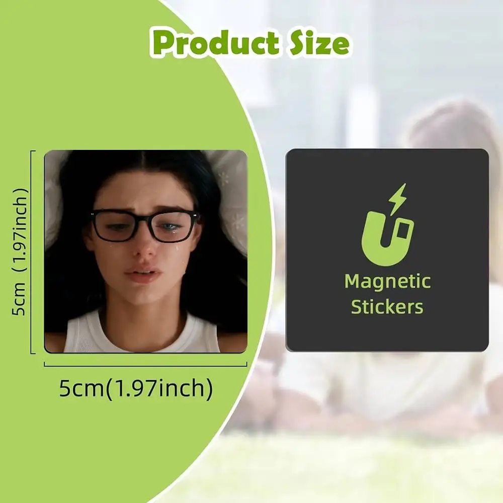 FOR The Accident Fridge Magnet Personalized Magnetic Durable Plastic Square Picture Surface Fridge Magnets