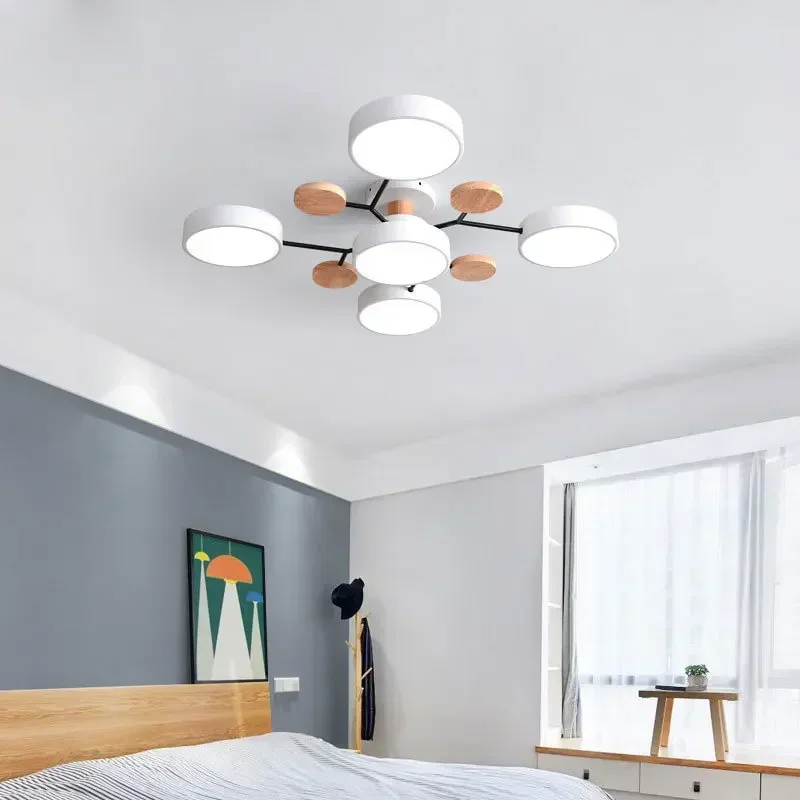 Modern Minimalist LED Ceiling Chandelier Nordic Ceiling Lamp for Living Room Indoor Lighting Fixture Chandelier Home Decor Lamps